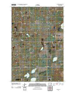 Lehr NW North Dakota Historical topographic map, 1:24000 scale, 7.5 X 7.5 Minute, Year 2011