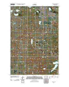 Lehr SW North Dakota Historical topographic map, 1:24000 scale, 7.5 X 7.5 Minute, Year 2011