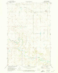 Leith North Dakota Historical topographic map, 1:24000 scale, 7.5 X 7.5 Minute, Year 1972