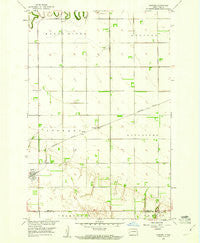 Leonard North Dakota Historical topographic map, 1:24000 scale, 7.5 X 7.5 Minute, Year 1959