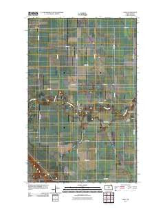 Leroy North Dakota Historical topographic map, 1:24000 scale, 7.5 X 7.5 Minute, Year 2011