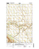 Leroy North Dakota Current topographic map, 1:24000 scale, 7.5 X 7.5 Minute, Year 2014