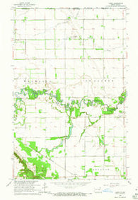 Leroy North Dakota Historical topographic map, 1:24000 scale, 7.5 X 7.5 Minute, Year 1964