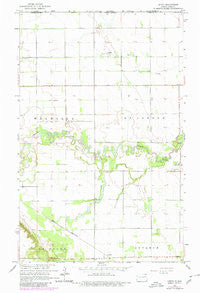 Leroy North Dakota Historical topographic map, 1:24000 scale, 7.5 X 7.5 Minute, Year 1964