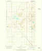Leverich North Dakota Historical topographic map, 1:24000 scale, 7.5 X 7.5 Minute, Year 1954