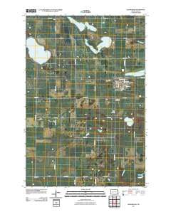 Lidgerwood North Dakota Historical topographic map, 1:24000 scale, 7.5 X 7.5 Minute, Year 2011