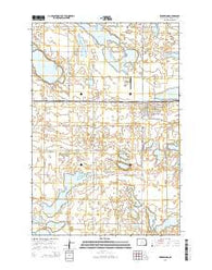 Lidgerwood North Dakota Current topographic map, 1:24000 scale, 7.5 X 7.5 Minute, Year 2014