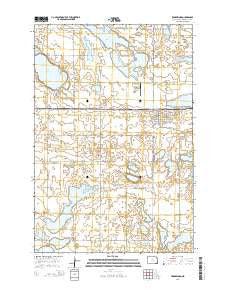 Lidgerwood North Dakota Current topographic map, 1:24000 scale, 7.5 X 7.5 Minute, Year 2014