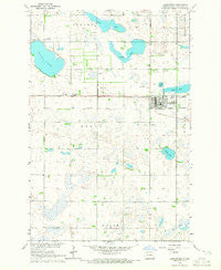 Lidgerwood North Dakota Historical topographic map, 1:24000 scale, 7.5 X 7.5 Minute, Year 1964