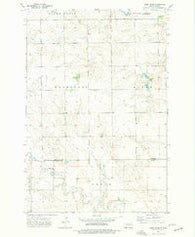 Liens Dams North Dakota Historical topographic map, 1:24000 scale, 7.5 X 7.5 Minute, Year 1973