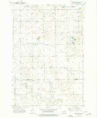 Liens Dams North Dakota Historical topographic map, 1:24000 scale, 7.5 X 7.5 Minute, Year 1973