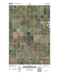 Liens Dams North Dakota Historical topographic map, 1:24000 scale, 7.5 X 7.5 Minute, Year 2011