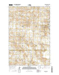 Liens Dams North Dakota Current topographic map, 1:24000 scale, 7.5 X 7.5 Minute, Year 2014