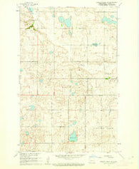 Lincoln Valley NW North Dakota Historical topographic map, 1:24000 scale, 7.5 X 7.5 Minute, Year 1960