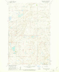 Lincoln Valley SE North Dakota Historical topographic map, 1:24000 scale, 7.5 X 7.5 Minute, Year 1960