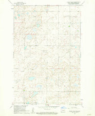 Lincoln Valley SW North Dakota Historical topographic map, 1:24000 scale, 7.5 X 7.5 Minute, Year 1960