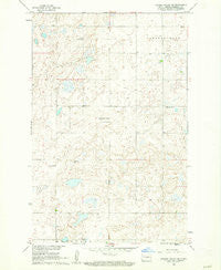 Lincoln Valley SW North Dakota Historical topographic map, 1:24000 scale, 7.5 X 7.5 Minute, Year 1960