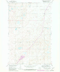 Lincoln Valley SW North Dakota Historical topographic map, 1:24000 scale, 7.5 X 7.5 Minute, Year 1960