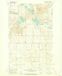 Lincoln Valley North Dakota Historical topographic map, 1:24000 scale, 7.5 X 7.5 Minute, Year 1960