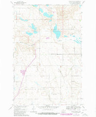Lincoln Valley North Dakota Historical topographic map, 1:24000 scale, 7.5 X 7.5 Minute, Year 1960