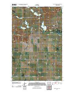 Lincoln Valley North Dakota Historical topographic map, 1:24000 scale, 7.5 X 7.5 Minute, Year 2011