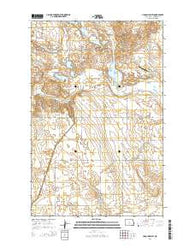 Lincoln Valley North Dakota Current topographic map, 1:24000 scale, 7.5 X 7.5 Minute, Year 2014