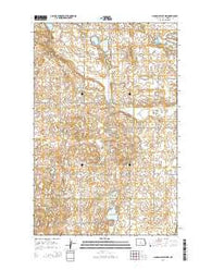 Lincoln Valley NW North Dakota Current topographic map, 1:24000 scale, 7.5 X 7.5 Minute, Year 2014