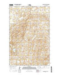 Lincoln Valley SE North Dakota Current topographic map, 1:24000 scale, 7.5 X 7.5 Minute, Year 2014