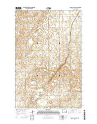 Lincoln Valley SW North Dakota Current topographic map, 1:24000 scale, 7.5 X 7.5 Minute, Year 2014