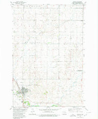 Linton North Dakota Historical topographic map, 1:24000 scale, 7.5 X 7.5 Minute, Year 1980