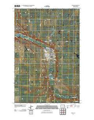 Lisbon North Dakota Historical topographic map, 1:24000 scale, 7.5 X 7.5 Minute, Year 2011