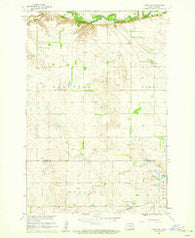 Lisbon SE North Dakota Historical topographic map, 1:24000 scale, 7.5 X 7.5 Minute, Year 1960