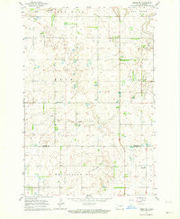 Lisbon SW North Dakota Historical topographic map, 1:24000 scale, 7.5 X 7.5 Minute, Year 1962