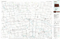 Lisbon North Dakota Historical topographic map, 1:100000 scale, 30 X 60 Minute, Year 1986