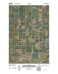 Lisbon NE North Dakota Historical topographic map, 1:24000 scale, 7.5 X 7.5 Minute, Year 2011