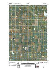 Litchville North Dakota Historical topographic map, 1:24000 scale, 7.5 X 7.5 Minute, Year 2011