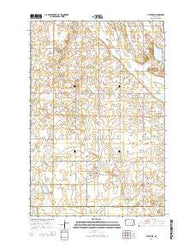 Litchville North Dakota Current topographic map, 1:24000 scale, 7.5 X 7.5 Minute, Year 2014