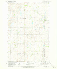 Litchville SE North Dakota Historical topographic map, 1:24000 scale, 7.5 X 7.5 Minute, Year 1970