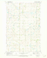Litchville SW North Dakota Historical topographic map, 1:24000 scale, 7.5 X 7.5 Minute, Year 1970