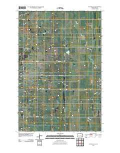 Litchville SE North Dakota Historical topographic map, 1:24000 scale, 7.5 X 7.5 Minute, Year 2011