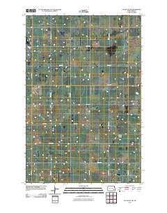Litchville SW North Dakota Historical topographic map, 1:24000 scale, 7.5 X 7.5 Minute, Year 2011