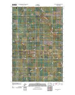 Logan Center North Dakota Historical topographic map, 1:24000 scale, 7.5 X 7.5 Minute, Year 2011