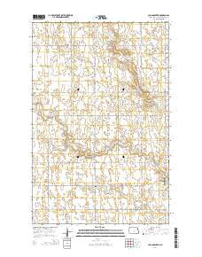 Logan Center North Dakota Current topographic map, 1:24000 scale, 7.5 X 7.5 Minute, Year 2014