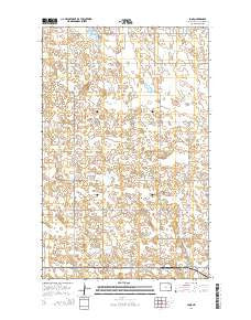 Loma North Dakota Current topographic map, 1:24000 scale, 7.5 X 7.5 Minute, Year 2014