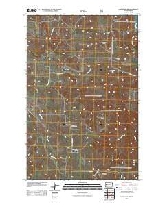 Lone Butte NW North Dakota Historical topographic map, 1:24000 scale, 7.5 X 7.5 Minute, Year 2011