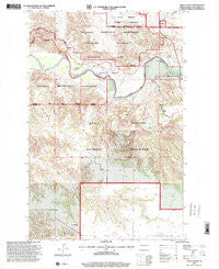 Long X Divide North Dakota Historical topographic map, 1:24000 scale, 7.5 X 7.5 Minute, Year 1997