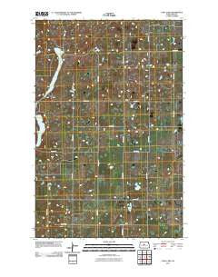 Long Lake North Dakota Historical topographic map, 1:24000 scale, 7.5 X 7.5 Minute, Year 2011