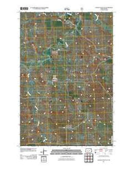 Lookout Butte SE North Dakota Historical topographic map, 1:24000 scale, 7.5 X 7.5 Minute, Year 2011