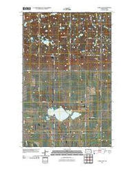 Lords Lake North Dakota Historical topographic map, 1:24000 scale, 7.5 X 7.5 Minute, Year 2011