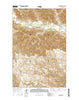 Lost Bridge North Dakota Current topographic map, 1:24000 scale, 7.5 X 7.5 Minute, Year 2014